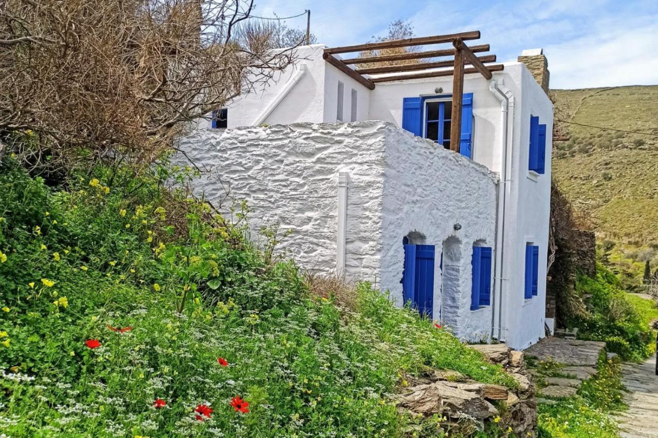 Traditional Village House On Kea Milopótamos Buitenkant foto